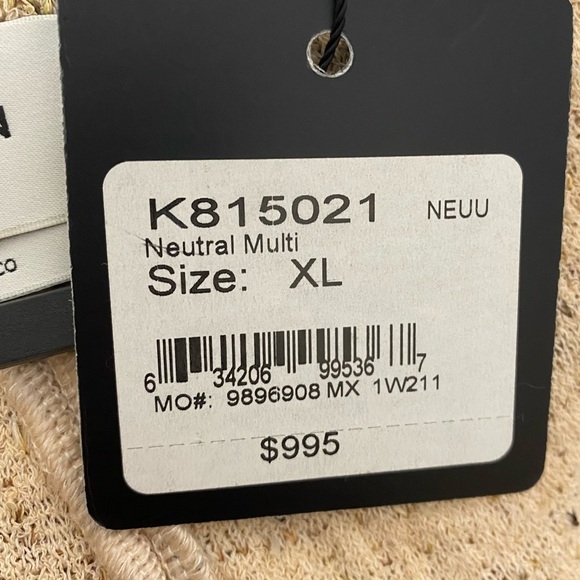 St. John Space-Dye Tweed Linen-Blend Pants - Picture 7 of 7